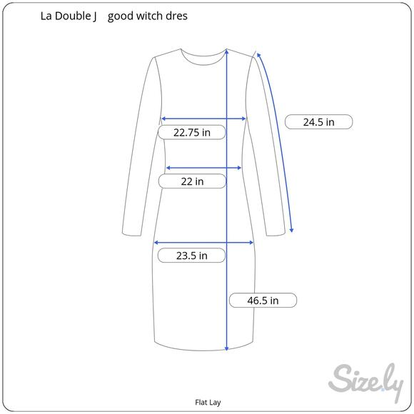 La DoubleJ × Mantero Good Witch Dress Scrambled Print Double Georgette Italy M - Picture 12 of 12